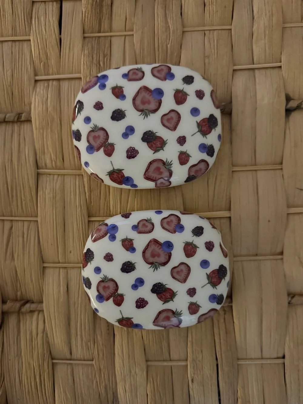 Wildflowers Berry & Cream Print AirPod Max Case